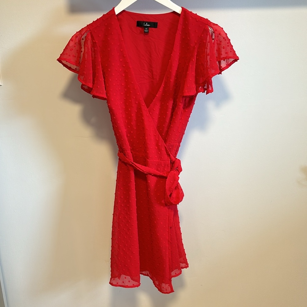 Lulus wrap dress.
